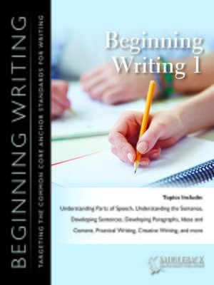 cover image of Beginning Writing 1 Workbook